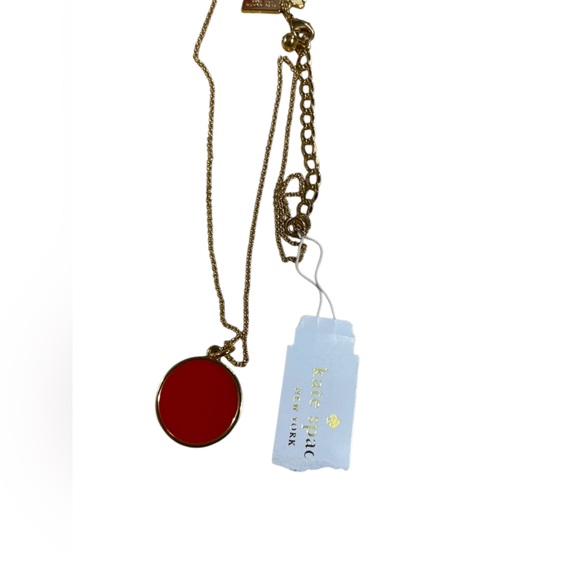 Kate Spade Paint the Town Red necklace NWT - Picture 4 of 8